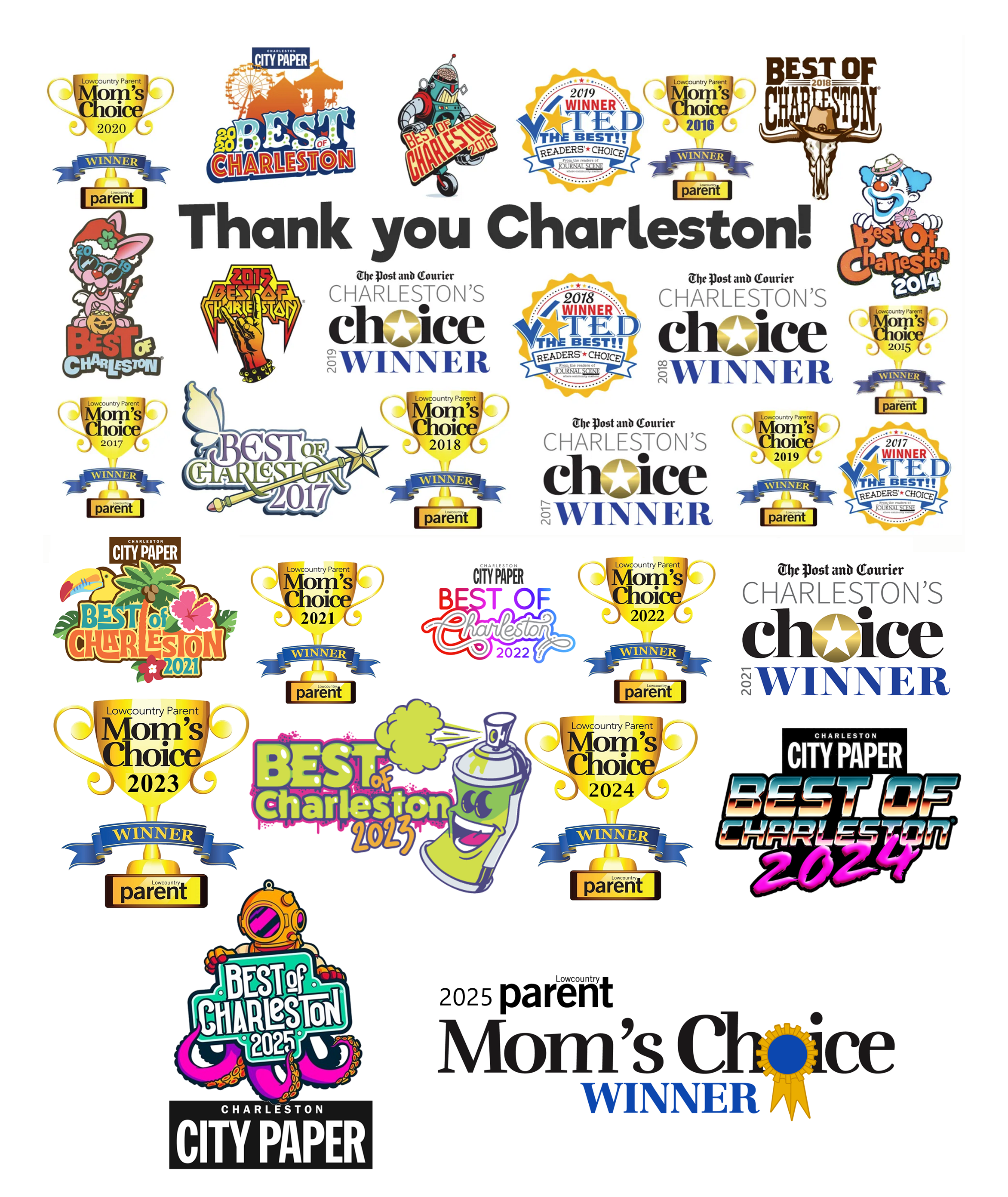 Charleston's award wining kids stores!